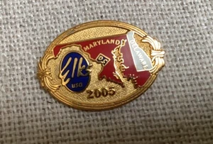 BPOE Elks EE. UU. Maryland Delaware DC 2005 Sombrero Solapa Pin Pinback - Imagen 1 de 2
