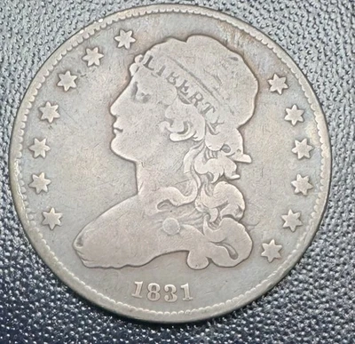 1831 Capped Bust Quarter 25c Better Grade VF Details #96563 - Image 1 of 2