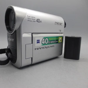 Sony Handycam DCR-HC51E Handheld MiniDV Camcorder Silver Tested - Picture 1 of 9