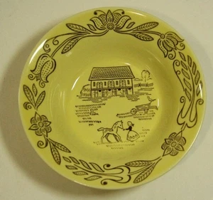 Vtg “Bucks County” 7" Cereal Bowl  (Royal China ~ Sebring, Ohio)  VGUC - Picture 1 of 7