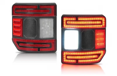 Par de luces traseras LED rojas de reemplazo halógenas para Jeep Gladiator JT 2020 2021 2022 Foto 1 de 4