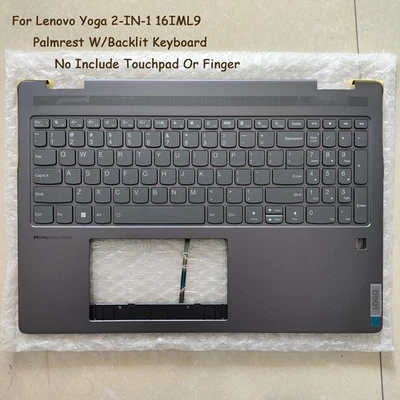 New For Lenovo Yoga 7 2-IN-1 16IML9 83DL Palmrest w/ Backlit Keyboard 5CB1N95158