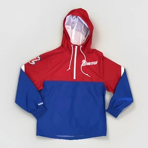 Atlanta Braves Tie Breaker Lightweight Windbreaker - Mitchell & Ness - Medium - Picture 1 of 10