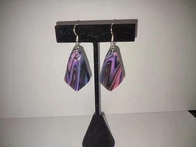 Brincos hipoalergênicos feitos à mão extravagantes únicos - Imagem 1 de 3