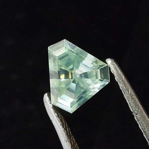 1.35 Cts Light Green Color Fancy SI 1 Shape Certified Moissanite o744 - Picture 1 of 10