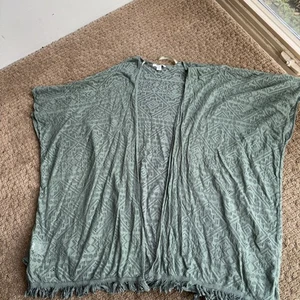 American Eagle Outfitters Mujer’s Verde Shaw Tejido Cárdigan Suéter Talla Única - Imagen 1 de 10