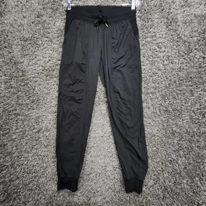Lululemon Jogger Pants Women 6 Black Loose Athleisure  - Picture 1 of 12