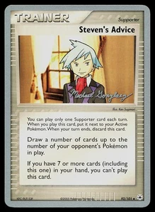 Pokemon Hidden Legends 92/101 Steven's Advice World Championship Deck - Picture 1 of 2