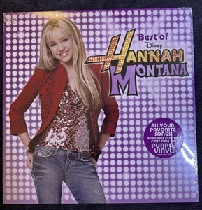 MILEY CYRUS Best Of Hannah Montana PURPLE Colored VINYL NEW LIMITED - Picture 1 of 2