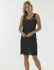 Ladies Full Length Slip Petticoat Underskirt Size UK 10 to 32 5 Colours P106 