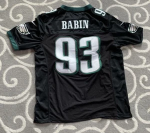 Philadelphia Eagles Jason Babin Nike Black NFL Football Jersey Mens Sz. 48 - Picture 1 of 9
