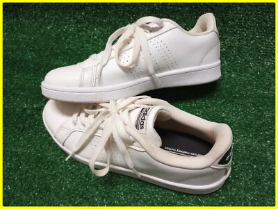 Zapatos para mujer Adidas Cloudfoam Advantage 2.0 blancos negros espalda HWI 28Y001 talla 8 Foto 1 de 4