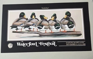 “The Bad Boys” 1988 Southeastern Wildlife Expo Poster By Art LaMay Hand Signed - Picture 1 of 3