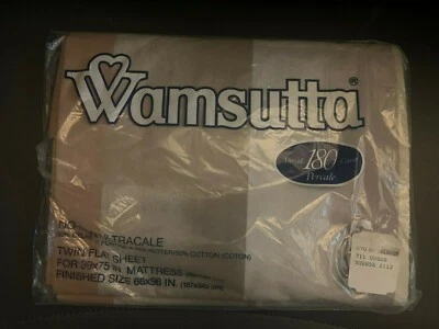 New Wamsutta Sequence Twin Flat Sheet - Image 1 of 2