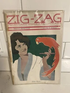 Antique 1920-Zig-Zag vol 1 #22- Mexico D.F spanish edition Magazine-Billie Burke - Picture 1 of 8