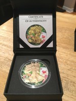 Full Set 5 oz Silver American Eagle Poker Theme -  5 coins -  Mint condition