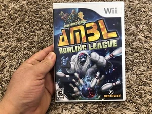 ALIEN MONSTER BOWLING LEAGUE: AMBL (Nintendo Wii, 2007) CIB W/ Manual Tested - Picture 1 of 13