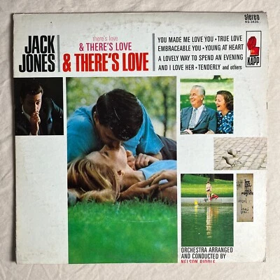 JACK JONES There's Love & There's Love 1965 Vinyl LP Kapp KS-3435 - VG+ Foto 1 de 4