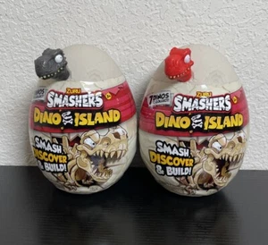 2 piezas Zuru Smashers Smash And Build Dino Island Huevo Misterioso Cápsula Niños Juguete 3 años+ - Imagen 1 de 5