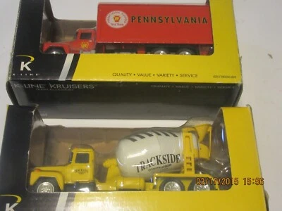K-Line K872-100 1:43 Scale Pennsylvania Railroad Panel Truck & cement truck - Image 1 of 4