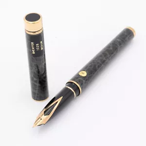 Sheaffer Targa 1028 Füller 14K M Grau marmoriert Gold NOS vintage - Picture 1 of 5