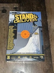 Stand & Deliver Mack Dawg VHS 2000 Freestyle Snowboarding Backcountry RARE New - Imagen 1 de 5