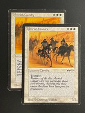 Set of 2x Moorish Cavalry Arabian Nights ARN Magic the Gathering MTG - Dark Ver