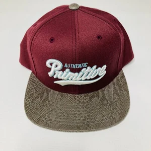 Sombrero Starter Primitive Skate Snapback Marrón Ala Serpiente Rojo Oscuro, Talla Única Ajustable - Imagen 1 de 9