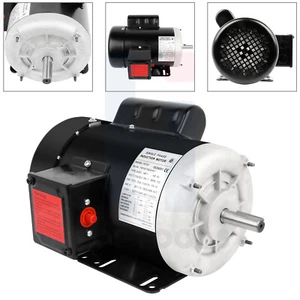 1 HP Electric Motor Single Phase 5/8" Shaft 1800 RPM 56 Frame Enclosure CW/CCW - Picture 1 of 10