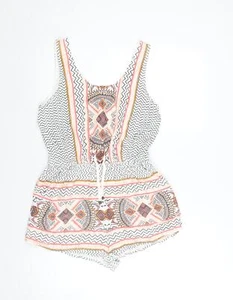 MINKPINK Mujer Multicolor Geométrico Viscosa Mono Una Pieza Talla M Jersey - Imagen 1 de 10