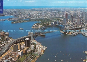 D051235 Vista aérea del puerto de Sydney. Bartel. Postal - Imagen 1 de 4