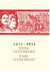 Ddr - Gedenkblatt, 100 Jahre Rosa Luxemburg- Karl Liebknecht, A4-1971A