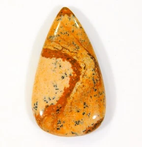 Cuadro 18 CT 100% NATURAL JASPE PERA FORMA CABUJÓN PIEDRA PRECIOSA 32x18x4 mm AH=0123 - Imagen 1 de 6
