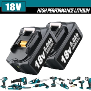 2X For Makita BL1830 18V Li-Ion LXT Battery 8000mAh Star Battery BL1850B BL1860B - Picture 1 of 9