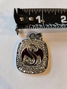 Strange Music Ring Top Pendant / Keychain 2000 Snake & Bat Logo - Picture 1 of 4