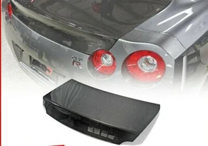 R35 Carbon Fiber Rear Trunk Lid Duck Original Style for Nissan GTR - Picture 1 of 4