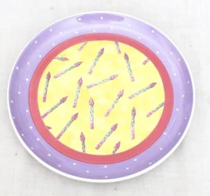 Bois d'Arc Essex Collection Tutti Frutti Asparagus 10 ins Dinner Plate - Picture 1 of 3