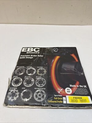 EBC Fits 04-13 Harley Davidson Sportster XL 883 R Sportster Front Left/Right - Image 1 of 3