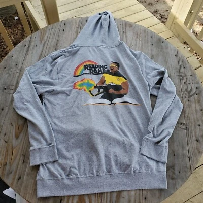 Reading Rainbow 🌈 Rambo Startrek Full Zip Jogger Jacket Parody XL Gym Wear - Image 1 of 4