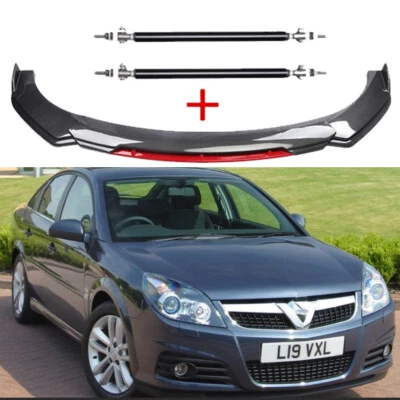 Carbon Style Front Bumper Lip Splitter BodyKit Spoiler For Vauxhall Vectra Astra Foto 1 de 4