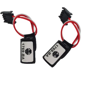 2pcs 1769-BA 3V 1000mah Battery For Allen Bradley SLC PLC SLC500 Battery w/Plug - Picture 1 of 4