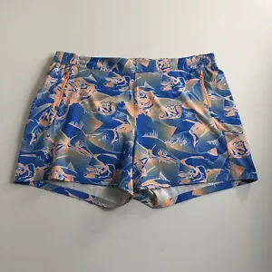 Columbia PFG Women's Active Shorts Animal Print Zip Pockets Drawstring Size 2X - Picture 1 of 6