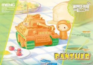 Meng Model German WWP-007 Medium Tank Panther (Q Edition) Cartoon Model, Pinky) - Bild 1 von 3
