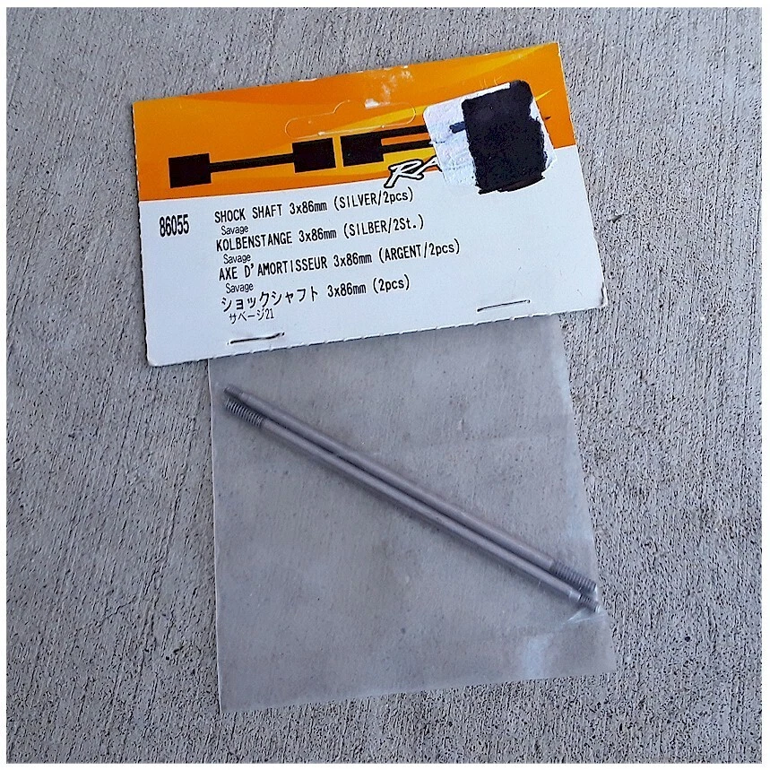 Eje de amortiguador HPI Racing 3x84 mm Savage 86055 descontinuado stock antiguo nuevo en caja 1pr Foto 1 de 1