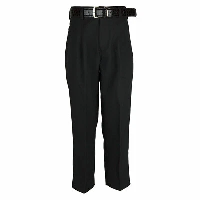 Boys Flat Front Dress Pant PF110- Slacks With Belt Many Colors New Sizes 4 to 20 - Image 1 of 2