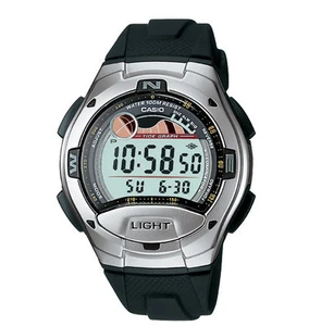 Casio W753-1AV, Tide Graph/Moon Phase Watch,Resin Band, 5 Alarms,10 Year Battery - Bild 1 von 2