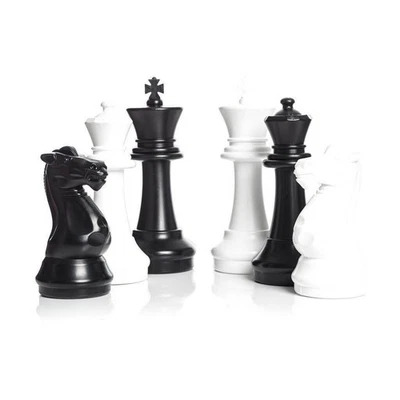 Giant Plastic Chess Set with a 16" King - Outdoor Chess Set - Image 1 of 4