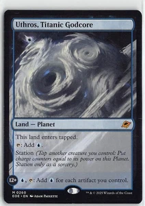 Magic the Gathering Edge of Eternities Uthros, Titanic Godcore Mythic #260 - Foto 1 di 2