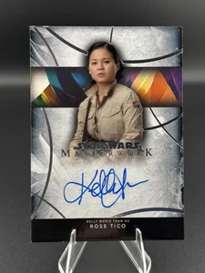 2024 Topps Star Wars Masterwork - Kelly Marie Tran as Rose Tico Auto #A-KMT - Picture 1 of 2