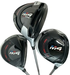 Taylormade M4 D-Type RH 10.5 Driver + 3HL 16.5 + 5HL 21 Ladies Graphite 3 Lot - Picture 1 of 13